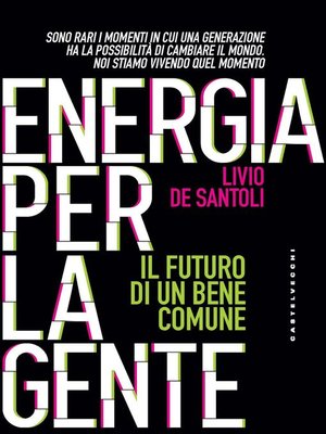 cover image of Energia per la gente
